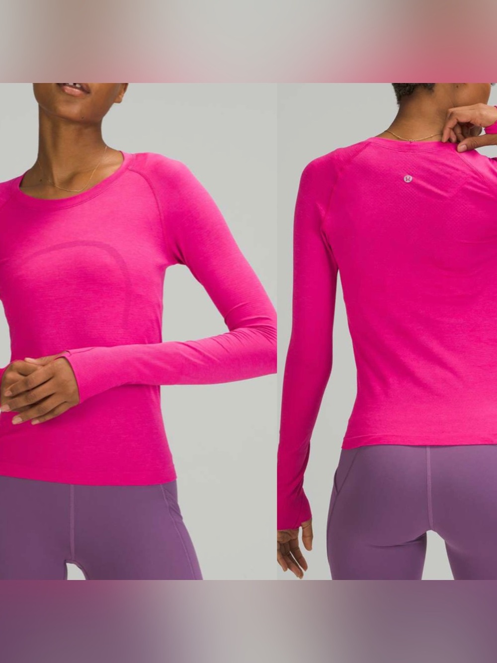 Lululemon Swiftly Tech Long Sleeve 2.0 Race Length Sonic Pink Size 4 NWT